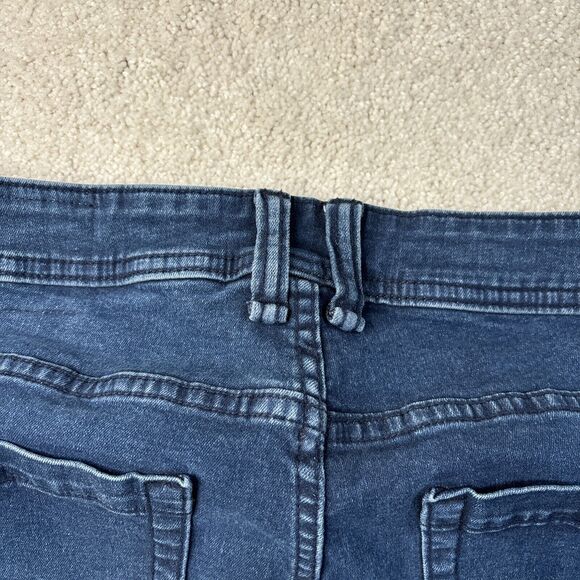 The Perfect Jean NYC Slim Thick‎ Fit Knight Dark Blue 36x34 Comfy Stretch Denim - Picture 11 of 16